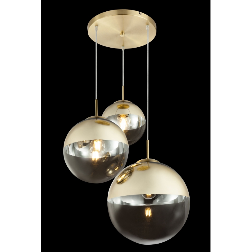 Globo - Chandelier on a string 3xE27/40W/230V d. 51 cm