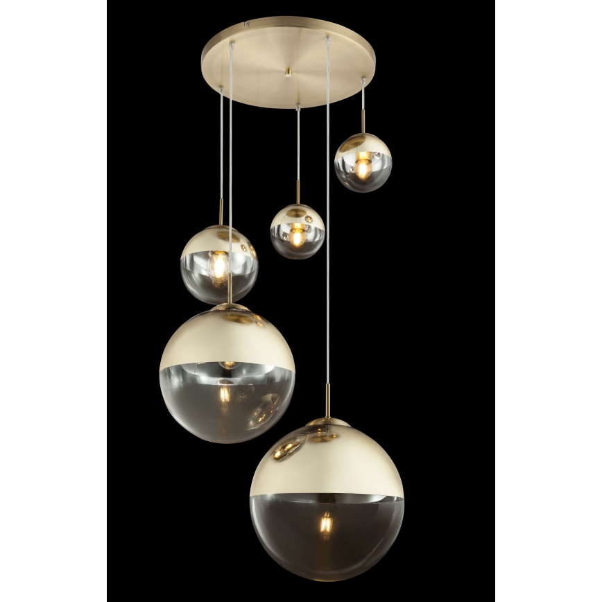 Globo - Chandelier on a string 5xE27/40W/230V d. 65 cm