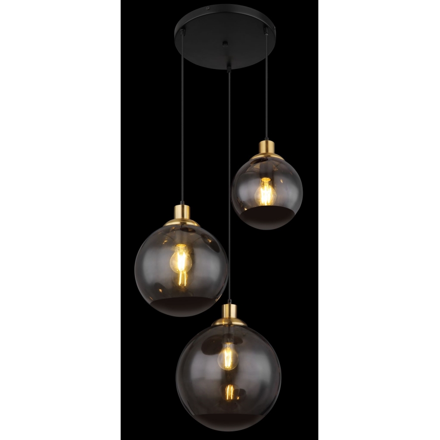 Globo - Chandelier on a string 3xE27/40W/230V