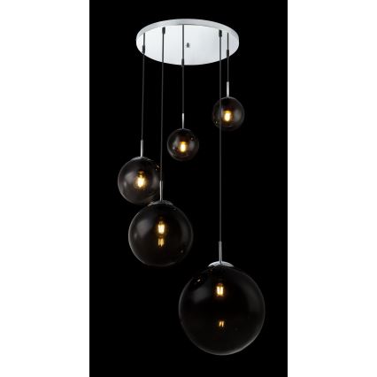 Globo - Chandelier on a string 5xE27/40W/230V d. 65 cm