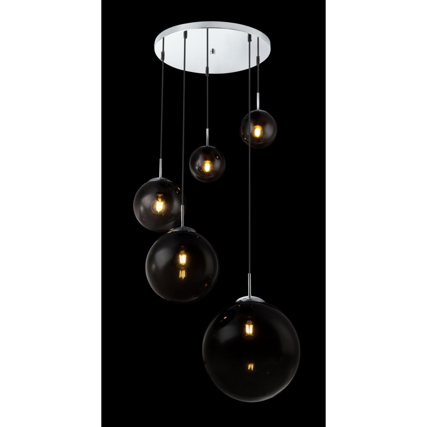 Globo - Chandelier on a string 5xE27/40W/230V d. 65 cm