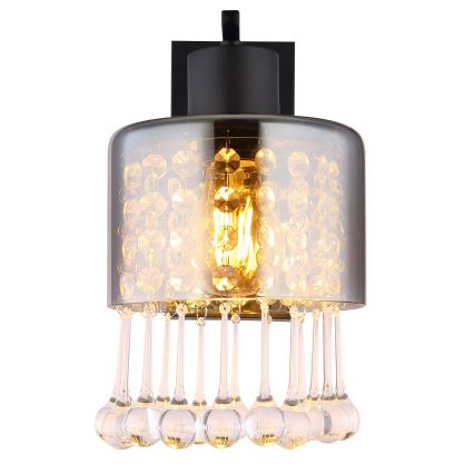 Globo - Wall lamp 1xE27/60W/230V black