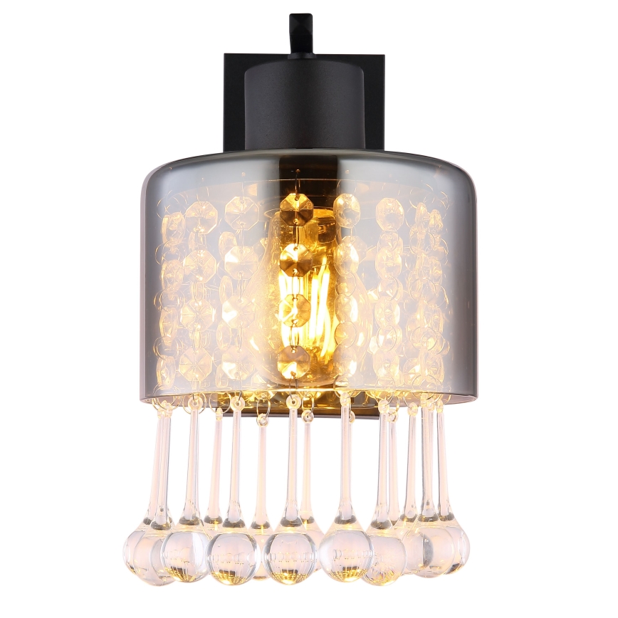 Globo - Wall lamp 1xE27/60W/230V black