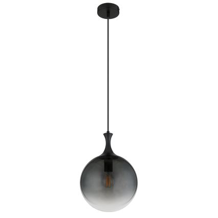 Globo - Chandelier on a string 1xE27/10W/230V d. 25 cm black
