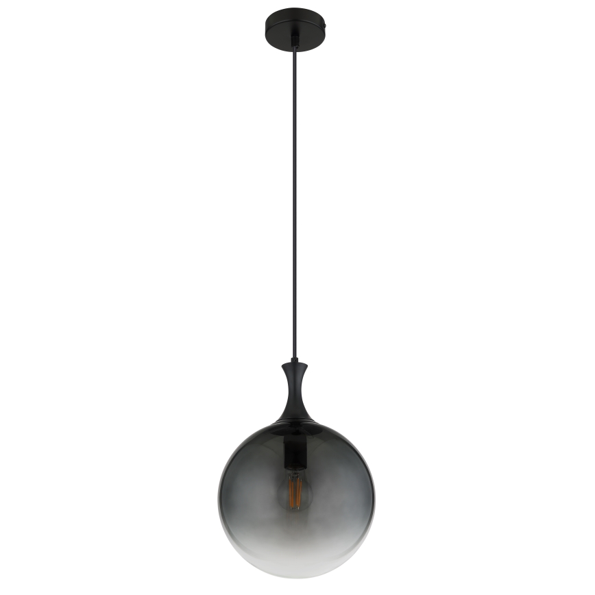 Globo - Chandelier on a string 1xE27/10W/230V d. 25 cm black