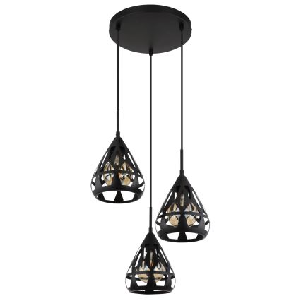 Globo - Chandelier on a string 3xE27/40W/230V