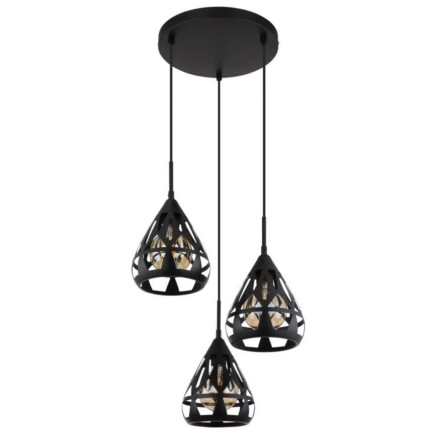 Globo - Chandelier on a string 3xE27/40W/230V