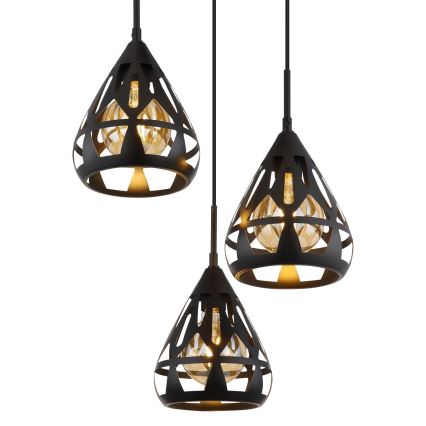 Globo - Chandelier on a string 3xE27/40W/230V