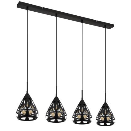 Globo - Chandelier on a string 4xE27/40W/230V