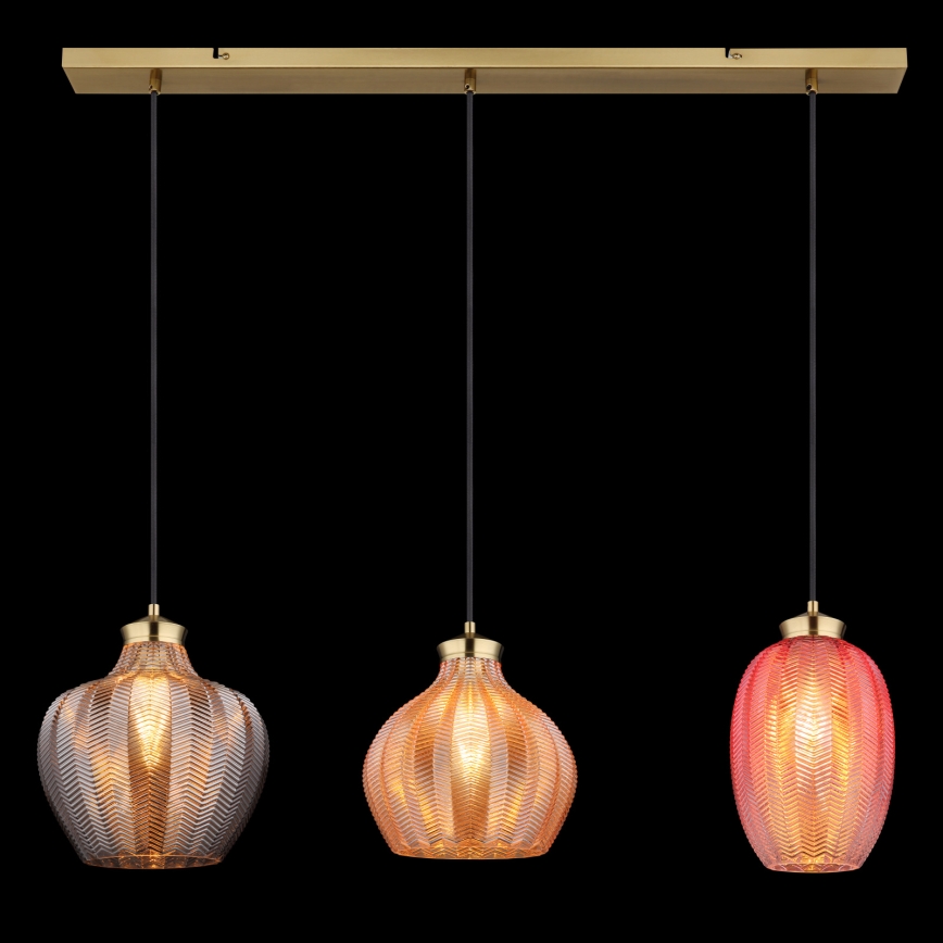 Globo - Cable pendant light 3xE27/60W/230V