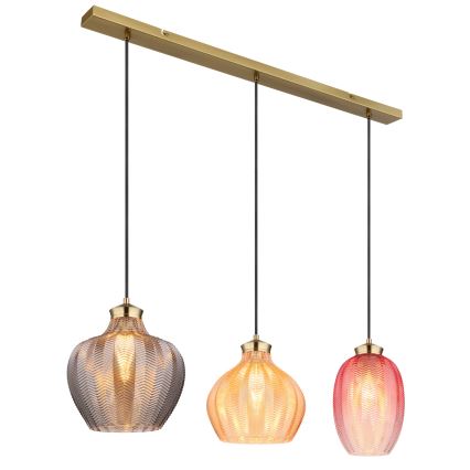 Globo - Cable pendant light 3xE27/60W/230V