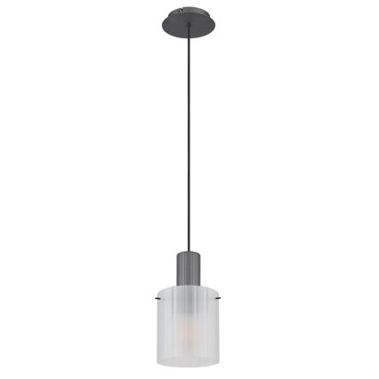 Globo - Chandelier on a string 1xE27/40W/230V d. 18 cm white