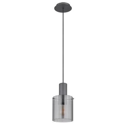Globo - Chandelier on a string 1xE27/40W/230V d. 18 cm grey