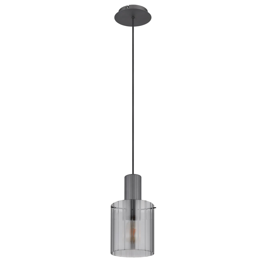 Globo - Chandelier on a string 1xE27/40W/230V d. 18 cm grey