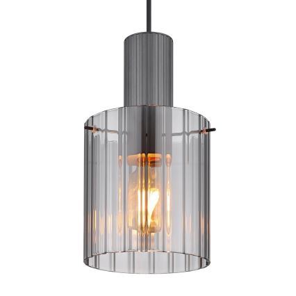 Globo - Chandelier on a string 1xE27/40W/230V d. 18 cm grey