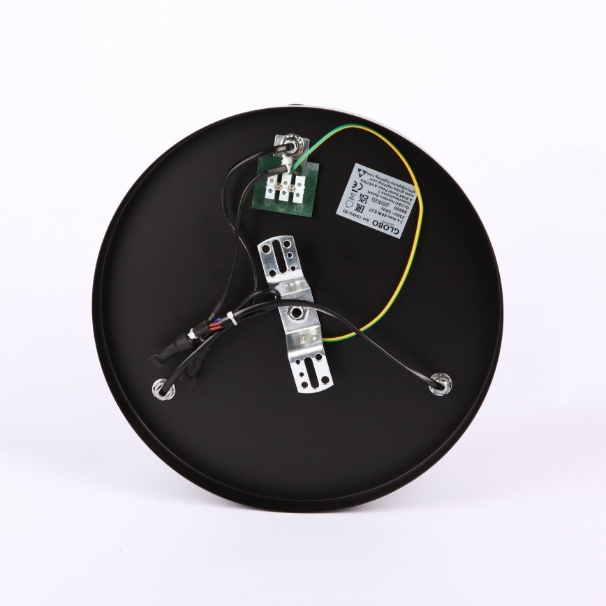 Globo - Surface-mounted chandelier 3xE27/40W/230V d. 40,5 cm black