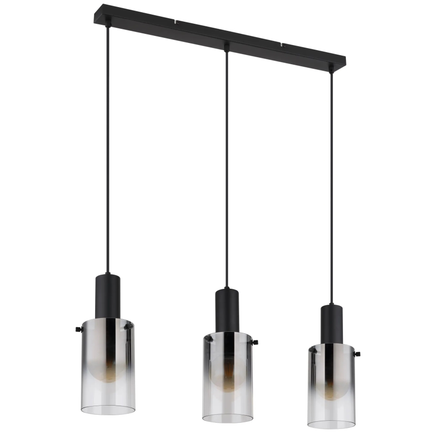 Globo - Chandelier on a string 3xE27/40W/230V black