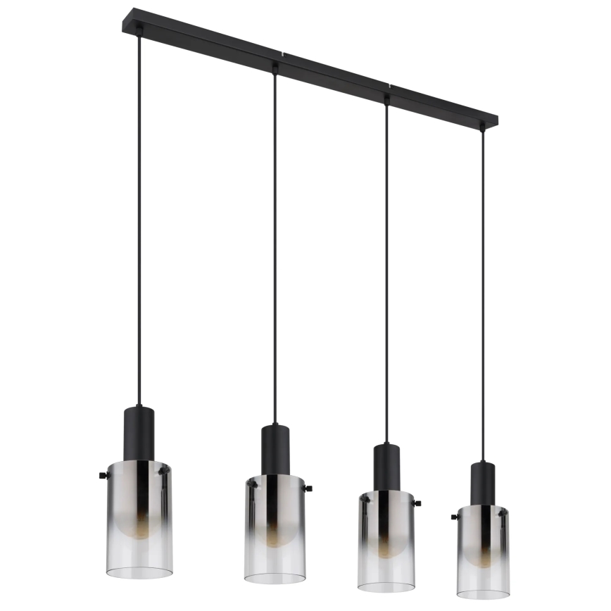 Globo - Chandelier on a string 4xE27/40W/230V black