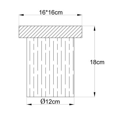 Globo - Ceiling light 1xE27/40W/230V 16x18 cm