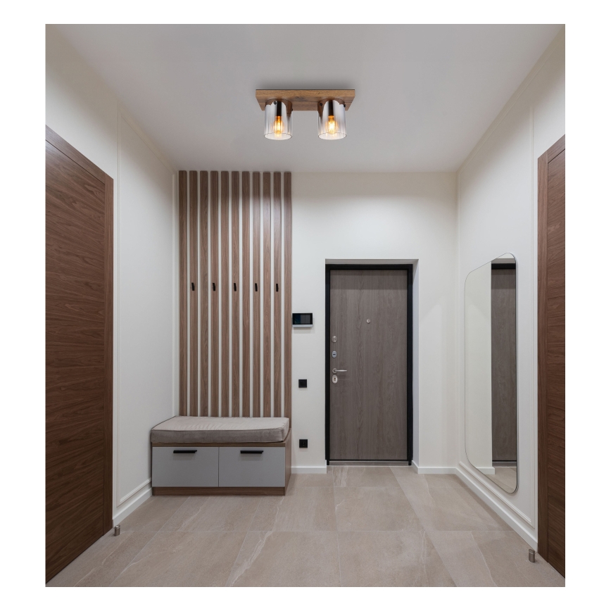 Globo - Ceiling Light, 2x E27 (40W each), 230V, 16x41 cm