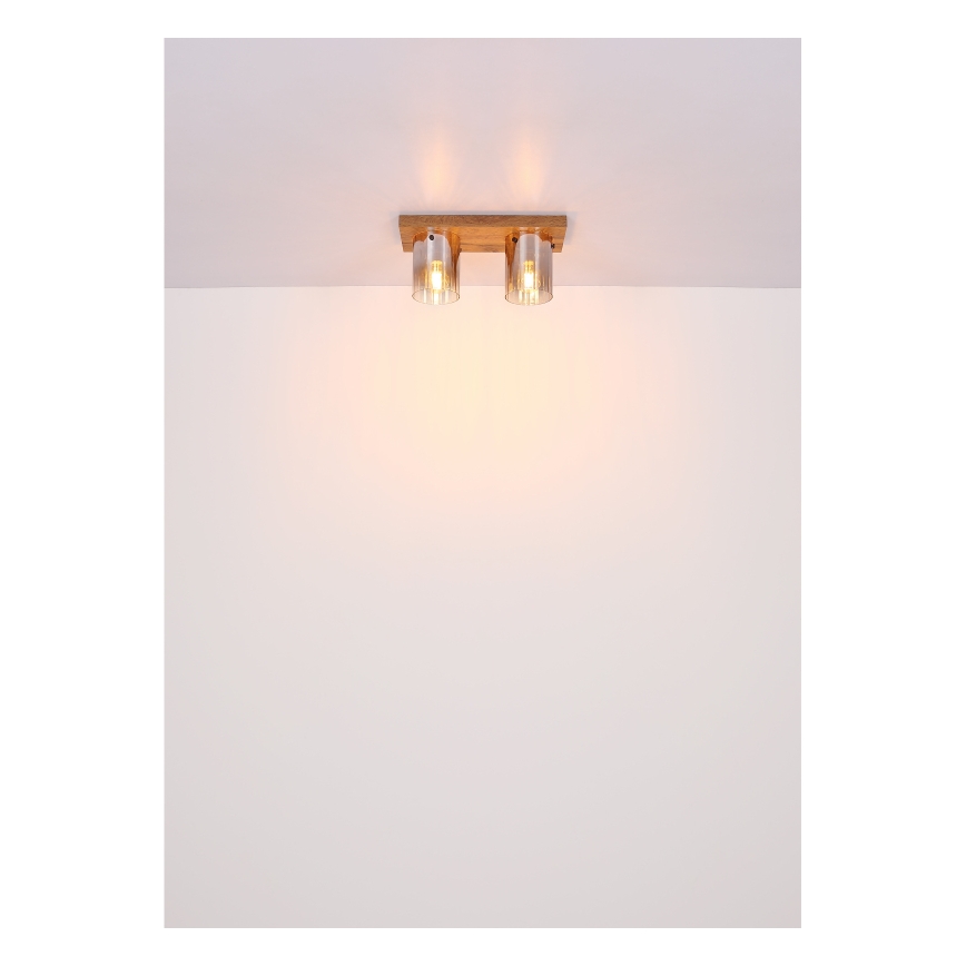 Globo - Ceiling Light, 2x E27 (40W each), 230V, 16x41 cm