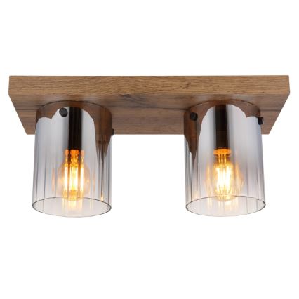 Globo - Ceiling Light, 2x E27 (40W each), 230V, 16x41 cm