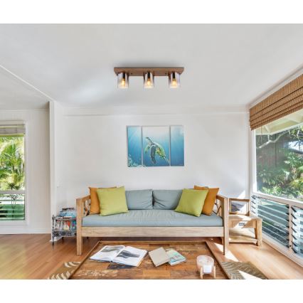 Globo - Ceiling light 3xE27/40W/230V