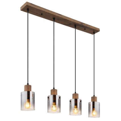 Globo - Cable-hung pendant light 4xE27/40W/230V
