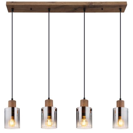 Globo - Cable-hung pendant light 4xE27/40W/230V