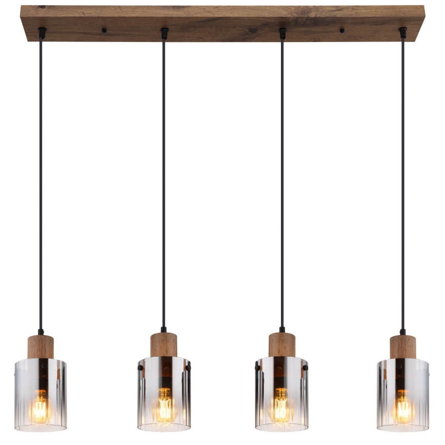 Globo - Cable-hung pendant light 4xE27/40W/230V