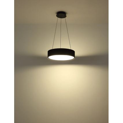 Globo - LED Cable-Suspended Pendant LED/45W/230V 2700/4000/6000K Ø 46 cm Black