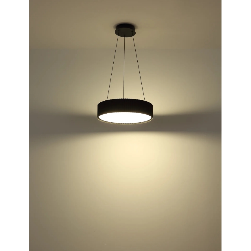 Globo - LED Cable-Suspended Pendant LED/45W/230V 2700/4000/6000K Ø 46 cm Black