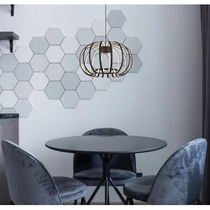 Globo - Dimmable LED Pendant Light on Cable LED/40W/230V 3000K Black