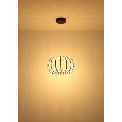 Globo - Dimmable LED Pendant Light on Cable LED/40W/230V 3000K Black