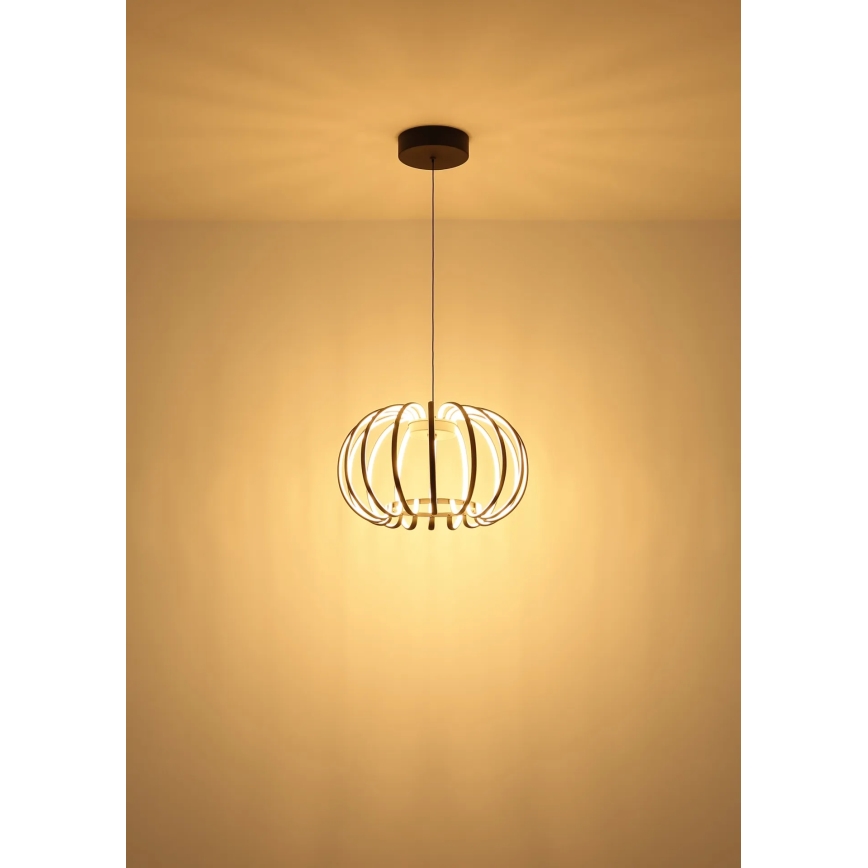 Globo - Dimmable LED Pendant Light on Cable LED/40W/230V 3000K Black