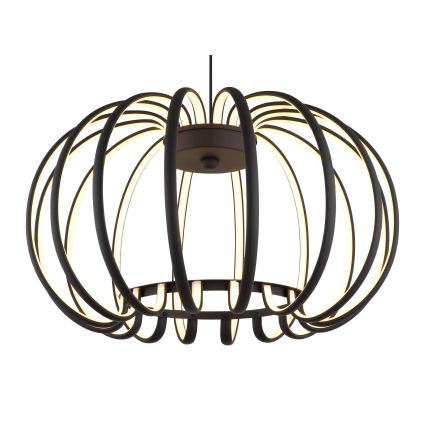 Globo - Dimmable LED Pendant Light on Cable LED/40W/230V 3000K Black