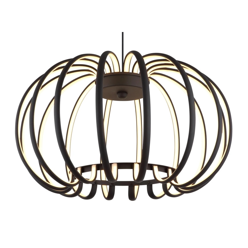 Globo - Dimmable LED Pendant Light on Cable LED/40W/230V 3000K Black