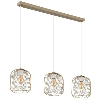 Globo - Cable-suspended chandelier 3xE27/40W/230V