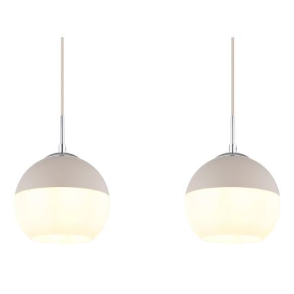 Globo - Cable-suspended pendant 3xE27/60W/230V