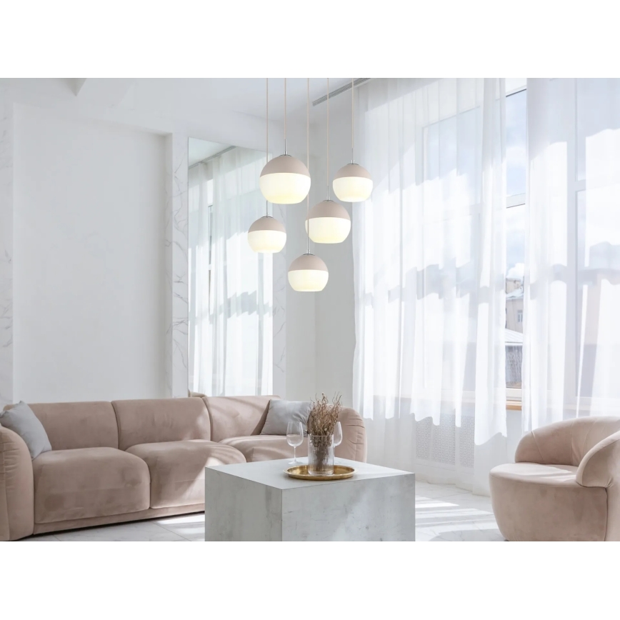 Globo - Cable Pendant Chandelier 5xE27/60W/230V