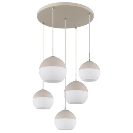 Globo - Cable Pendant Chandelier 5xE27/60W/230V