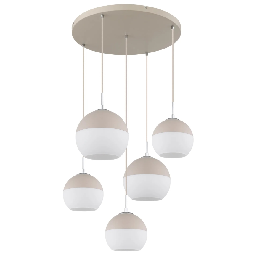 Globo - Cable Pendant Chandelier 5xE27/60W/230V