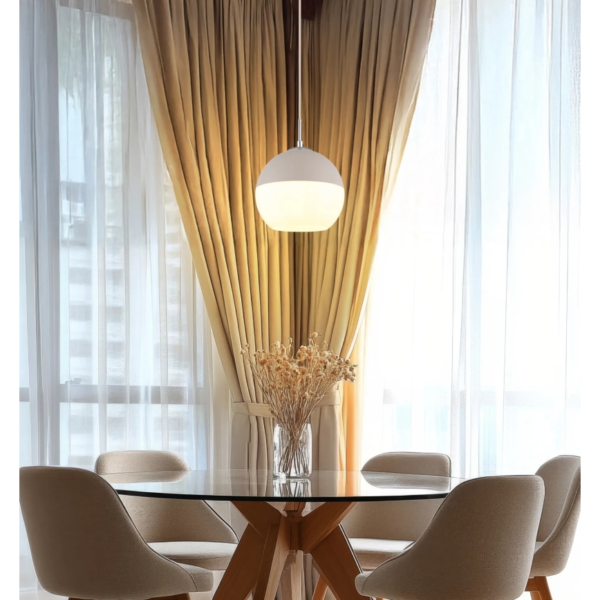 Globo - Cable-suspended pendant light 1xE27/60W/230V Ø 25 cm