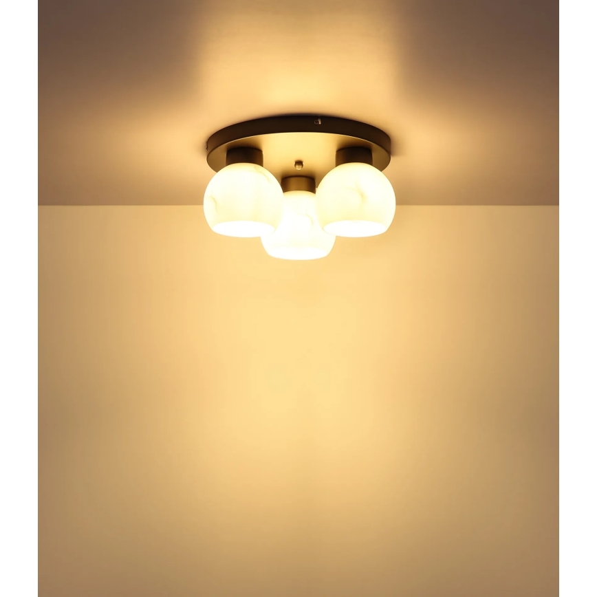 Globo - Ceiling light 3xE27/60W/230V pr. 31,5 cm