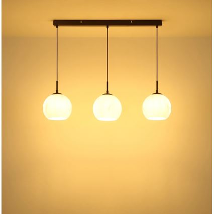 Globo - Cable Pendant Light 3xE27/60W/230V