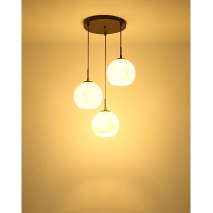 Globo - Cable pendant light 3xE27/60W/230V Ø 42,5 cm