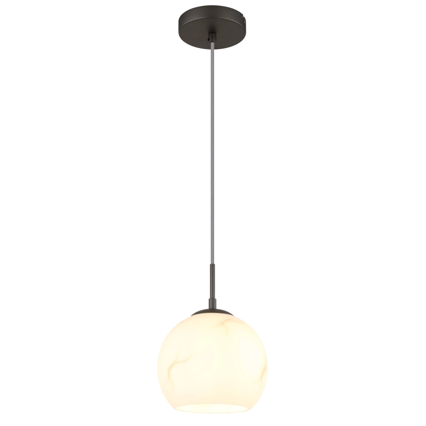 Globo - Cable-suspended pendant, 1x E27/60W/230V, Ø 20 cm