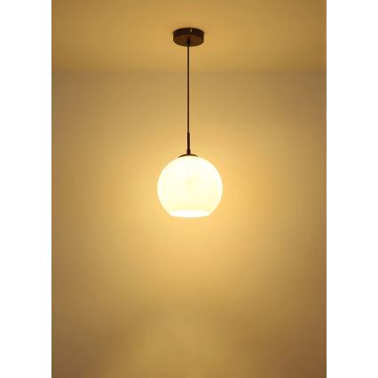 Globo - Cable-suspended pendant light 1×E27/60W/230V, Ø 25 cm