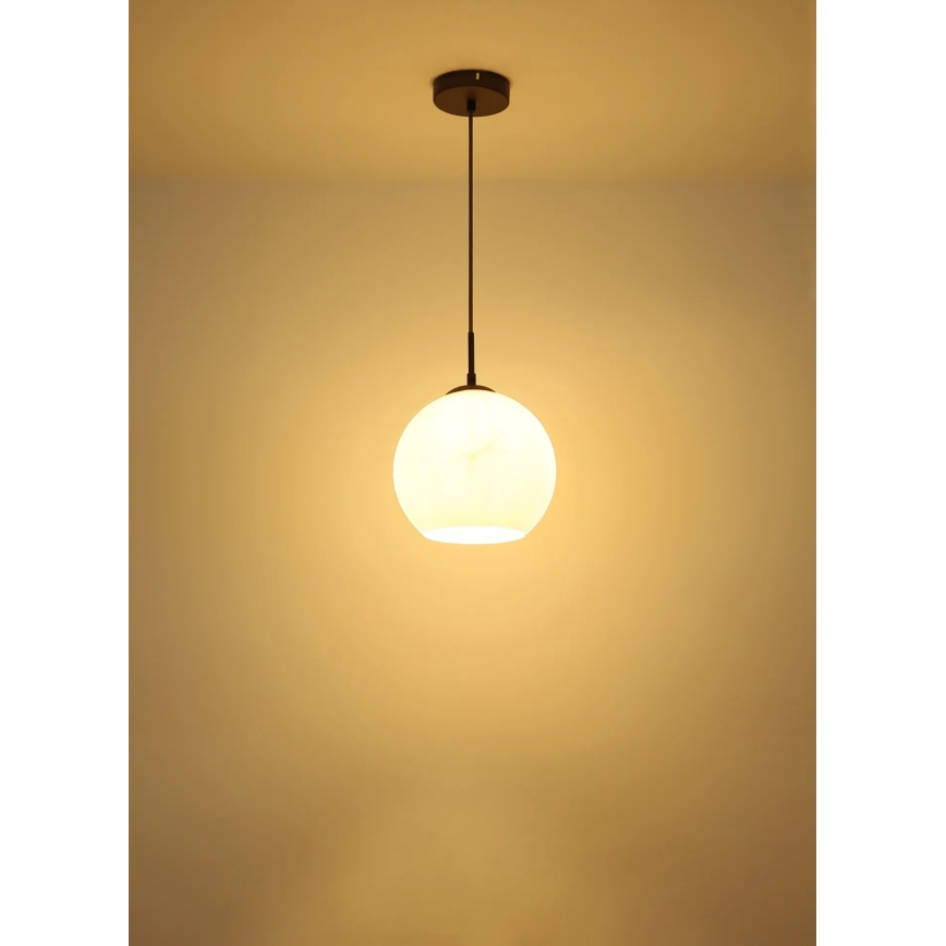 Globo - Cable-suspended pendant light 1×E27/60W/230V, Ø 25 cm