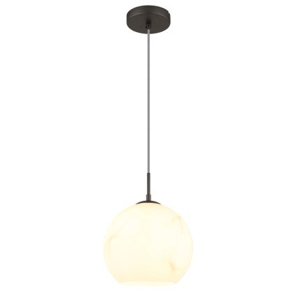 Globo - Cable-suspended pendant light 1×E27/60W/230V, Ø 25 cm